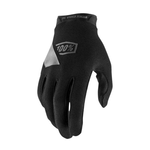 100% Ridecamp MX Gloves - Black | Durable Motocross Gloves - Speedxcrafts