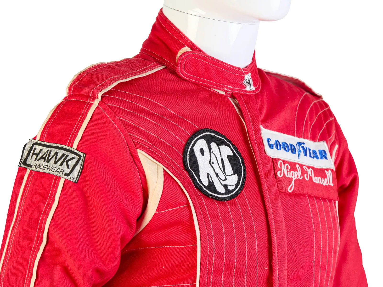 1980 Nigel Mansell Replica Race Suit | Ralt Formula 2 Hawk - Speedxcrafts