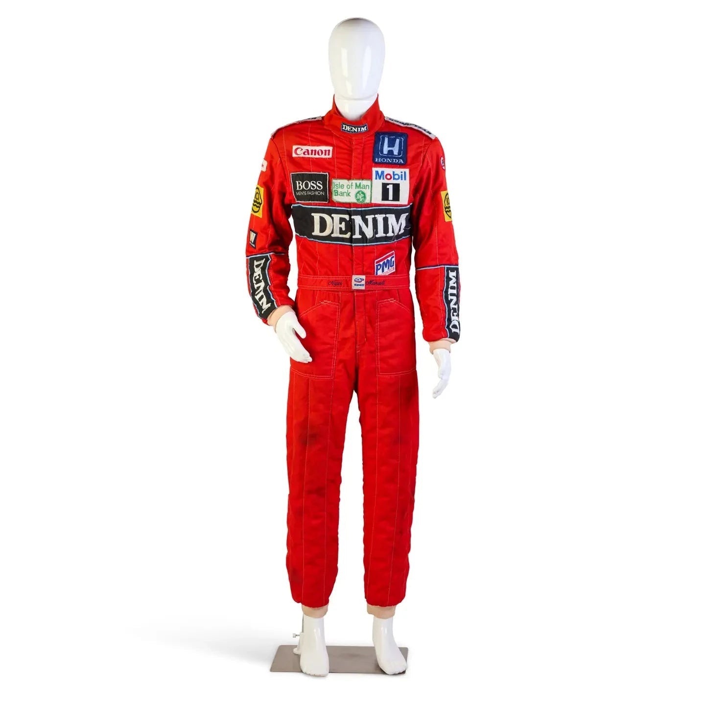 1986 Canon Williams F1 Race Suit - Nigel Mansell's Stand 21 - Speedxcrafts
