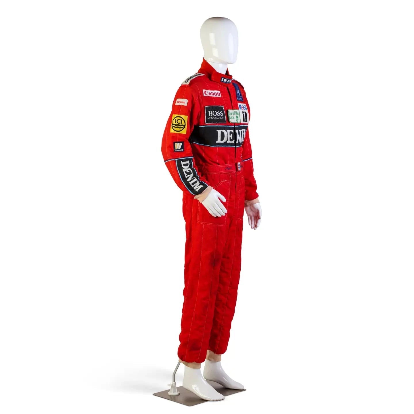 1986 Canon Williams F1 Race Suit - Nigel Mansell's Stand 21 - Speedxcrafts