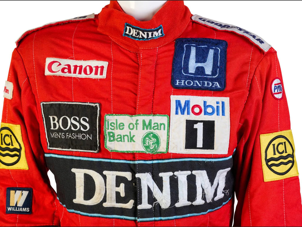 1986 Canon Williams F1 Race Suit - Nigel Mansell's Stand 21 - Speedxcrafts