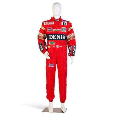 1988 Canon Williams Stand 21 Formula 1 NIGEL MANSELL’S Race Suit - Speedxcrafts