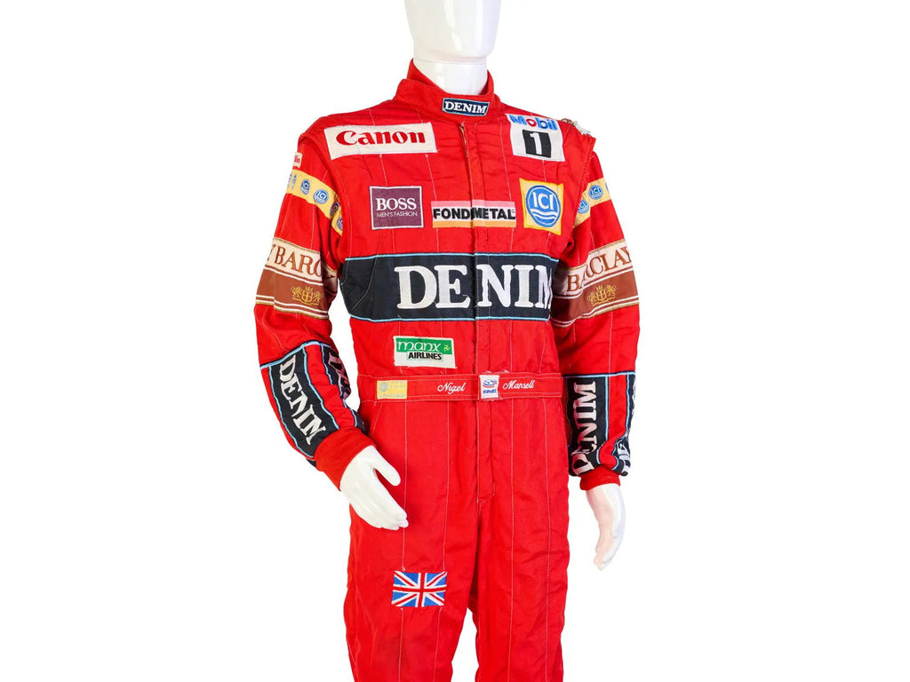 1988 Canon Williams Stand 21 Formula 1 NIGEL MANSELL’S Race Suit - Speedxcrafts