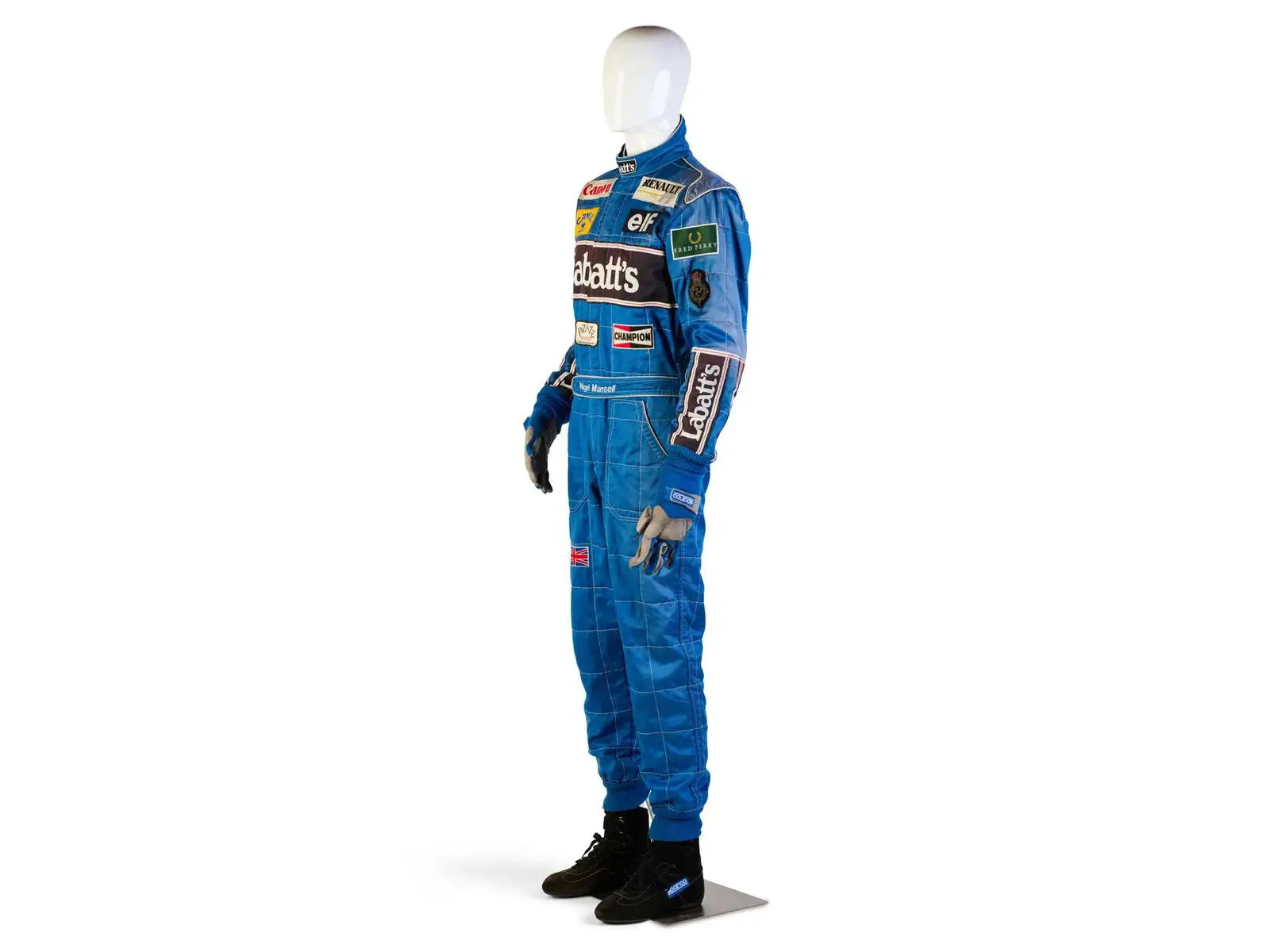 1992 Canon Williams Renault Sparco Formula 1 NIGEL MANSELL’S Race Suit - Speedxcrafts