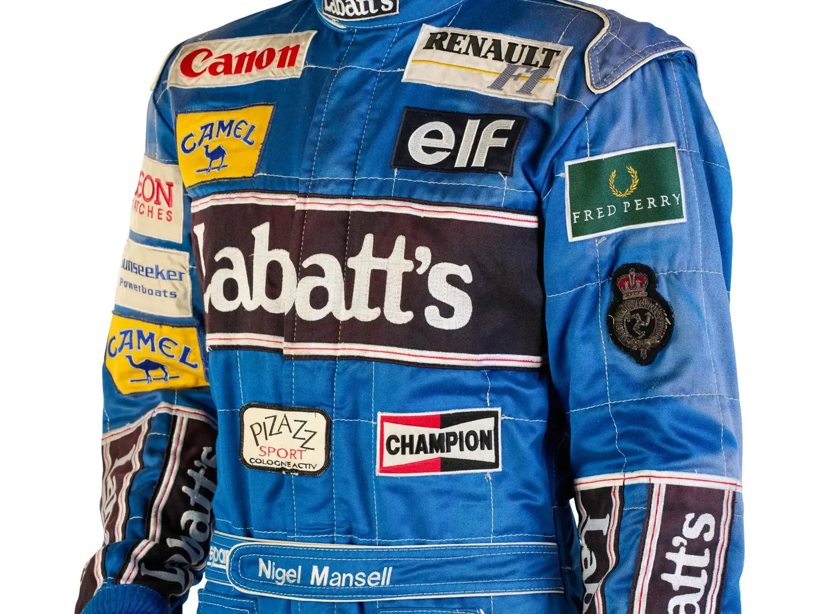 1992 Williams Renault Formula 1 NIGEL MANSELL'S Race Suit – Speedx