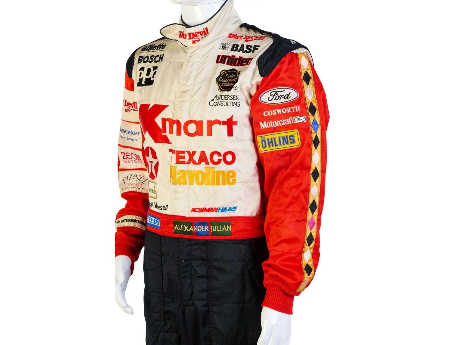 1994 Newman Haas Racing Sparco IndyCar NIGEL MANSELL’S Race Suit - Speedxcrafts