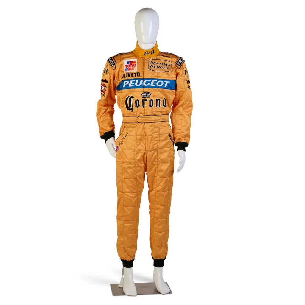 1996 Jordan Peugeot Benson & Hedges Sparco Formula 1 Nigel Mansell Race Suit