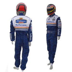 1997 Jacques Villeneuve Williams F1 Replica Embroidered Racing Suit - Speedxcrafts
