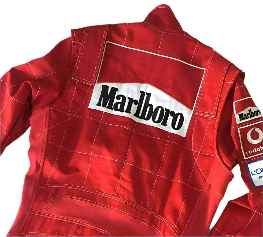 2004 Michael Schumacher Ferrari F1 Embroidered Racing Suit - Speedxcrafts