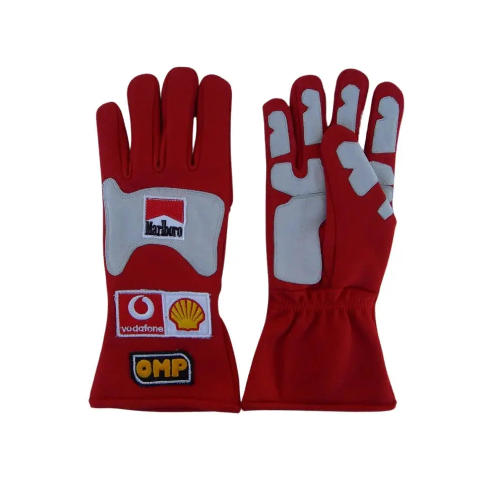 2006 Michael Schumacher Ferrari F1 Racing Gloves Speedxkarting