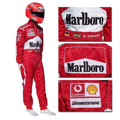 2006 Michael Schumacher Ferrari F1 Embroidered Racing suit - Speedxcrafts