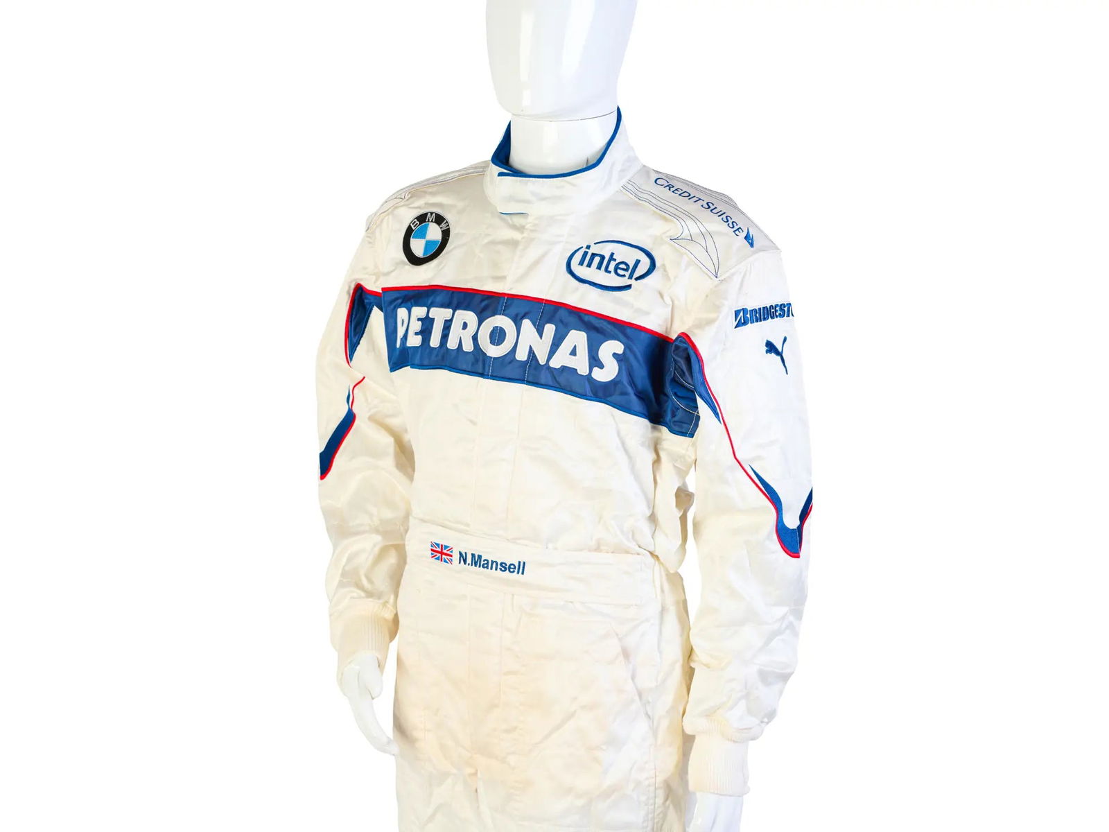 2007 BMW Sauber Formula 1 Puma NIGEL MANSELL’S Race Suit - Speedxcrafts