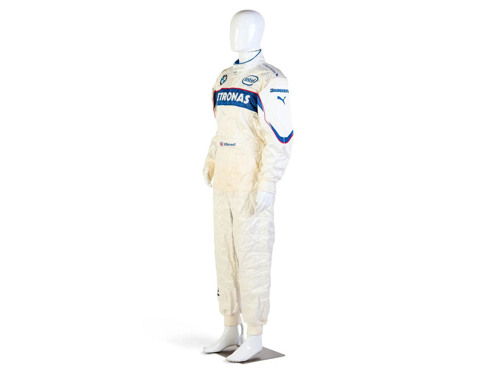 2007 BMW Sauber Formula 1 Puma NIGEL MANSELL’S Race Suit  Speedxcrafts