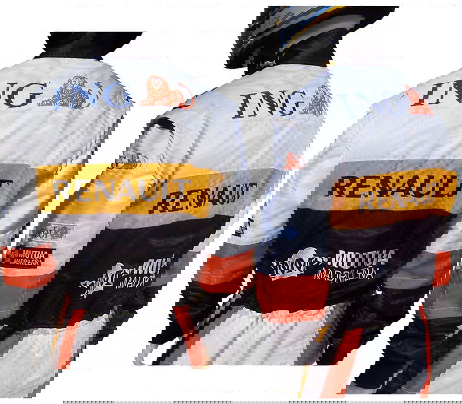 2008 Fernando Alonso Renault F1 Embroidered Racing Suit - Speedxcrafts