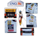 2008 Fernando Alonso Renault F1 Embroidered Racing Suit - Speedxcrafts