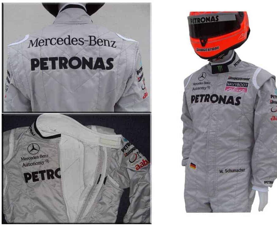 2010 Michael Schumacher Mercedes Benz F1 Embroiderd Race Suit