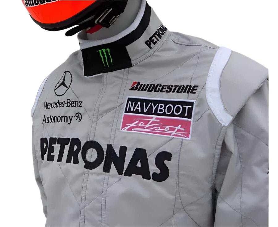 2010 Michael Schumacher Mercedes Benz F1 Embroiderd Race Suit
