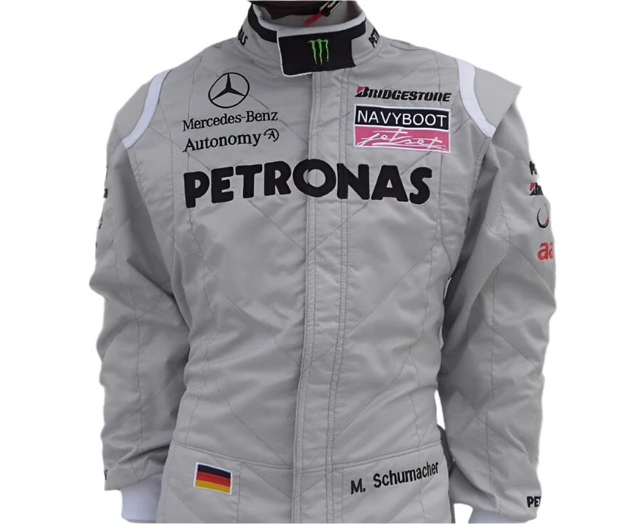 2010 Michael Schumacher Mercedes Benz F1 Embroiderd Race Suit