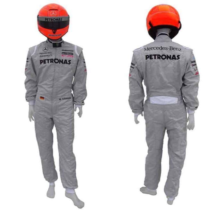 2010 Michael Schumacher Mercedes Benz F1 Embroiderd Race Suit