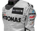 2012 Michael Schumacher Mercedes Benz F1 Embroidered Race Suit - Speedxcrafts
