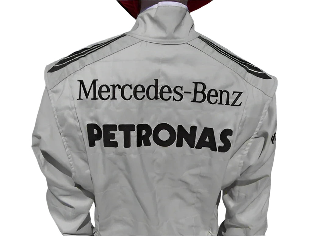 2012 Michael Schumacher Mercedes Benz F1 Embroidered Race Suit - Speedxcrafts