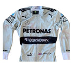 2013 Lewis Hamilton Mercedes Benz F1 Embroidered Race Suit - Speedxcrafts
