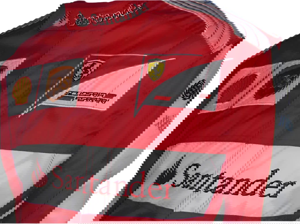 2013 Fernando Alonso Ferrari F1 Embroidered Racing Suit - Speedxcrafts