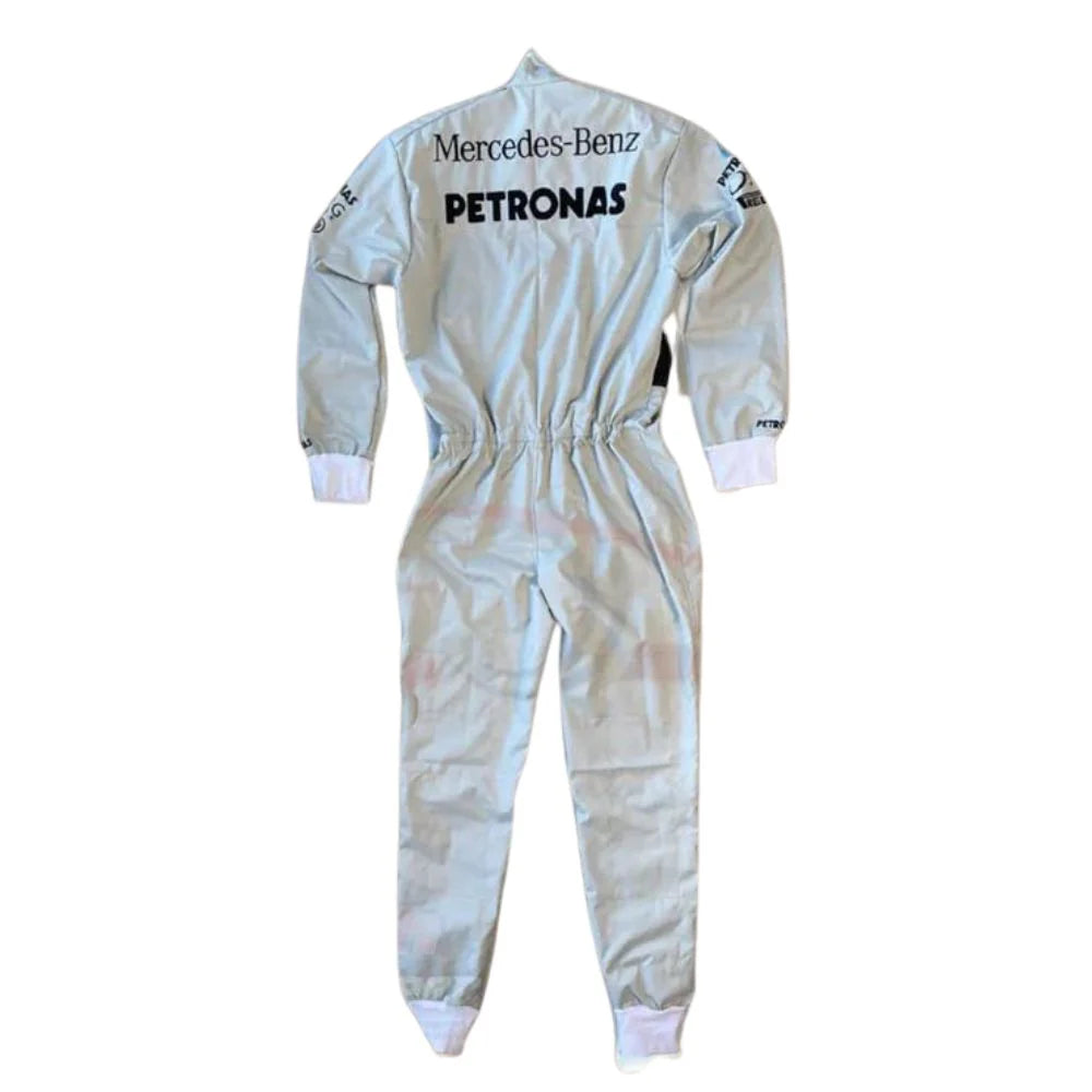 2013 Lewis Hamilton Mercedes Benz F1 Embroidered Race Suit - Speedxcrafts