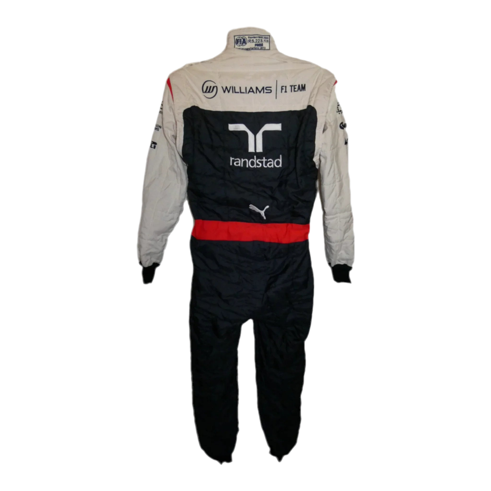 2013 Valtteri Bottas Williams race suit – Brazilian GP