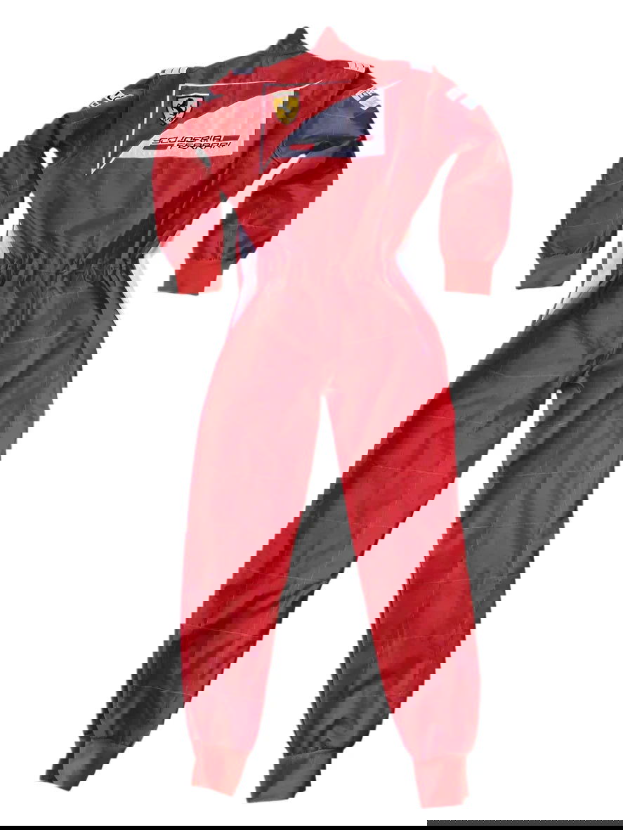 2014 Fernando Alonso Ferrari F1 Embroidered Racing Suit - Speedxcrafts