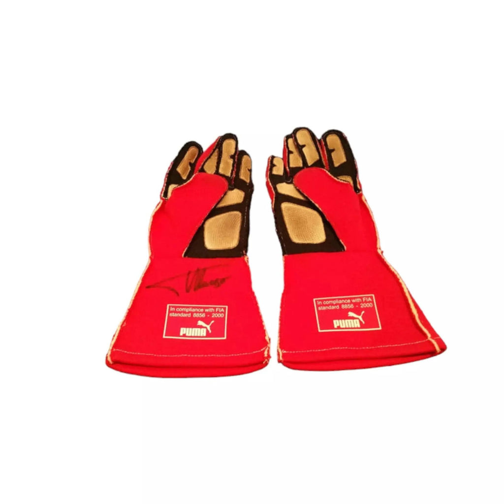2014 Fernando Alonso gloves - Abu Dhabi GP - Speedxcrafts