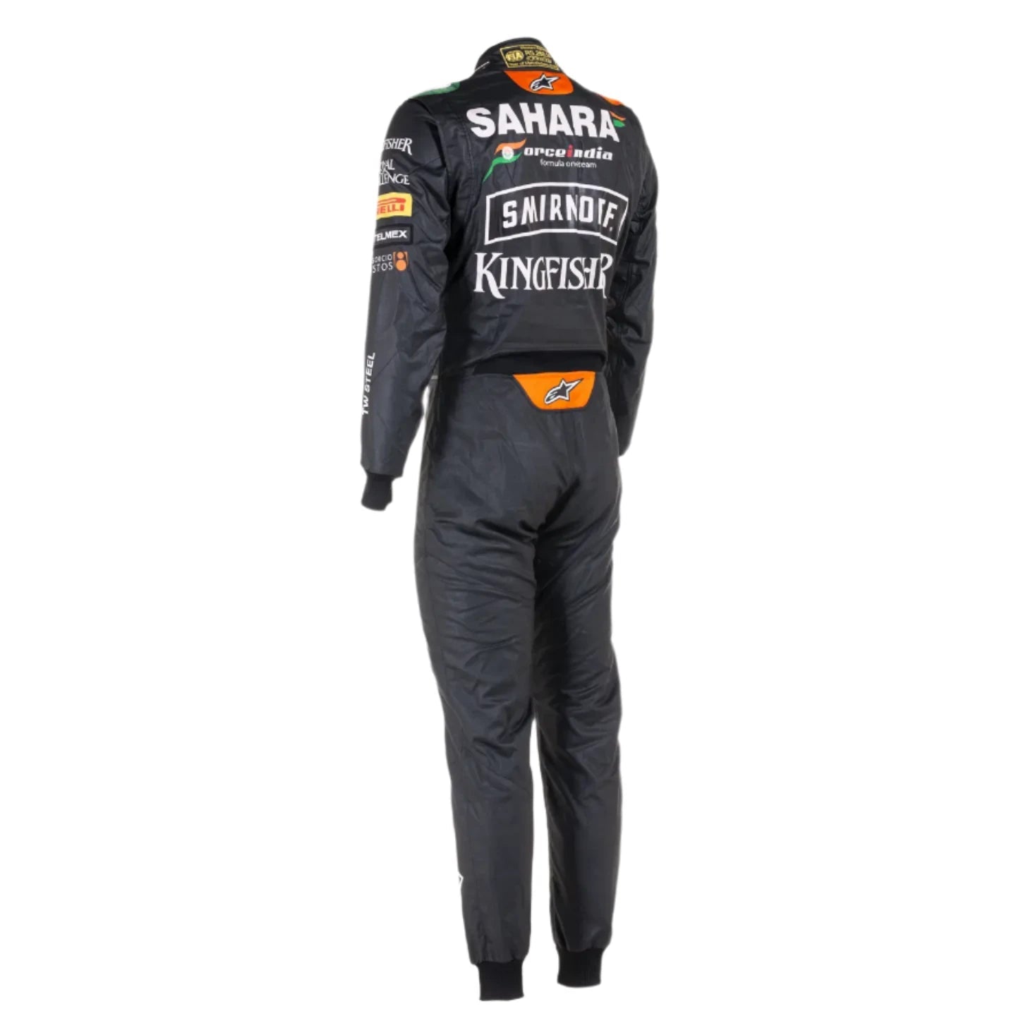 2014 Sergio Pérez Sahara Force F1 Racing Suit - Speedxcrafts