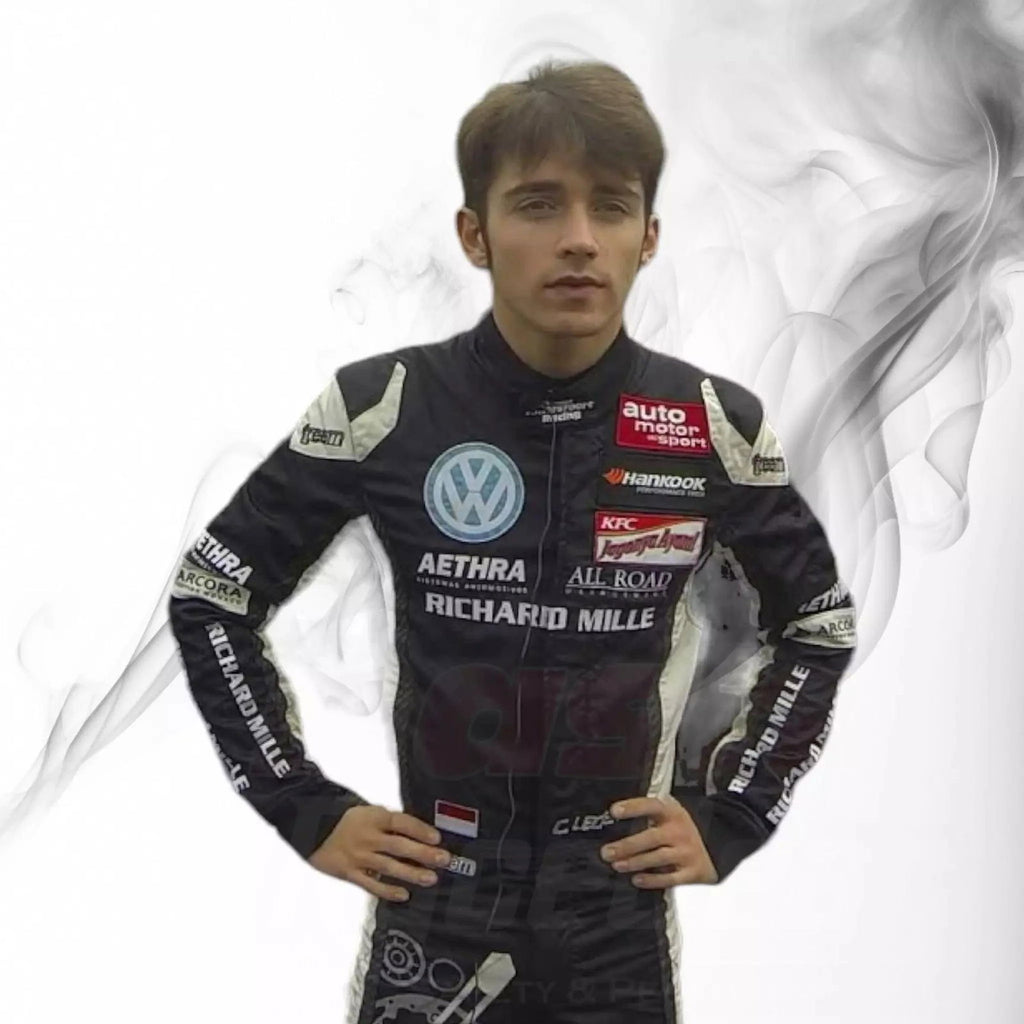 2015 Charles Leclerc Richard Mille F3 Race Suit - Silverstone - Speedxcrafts