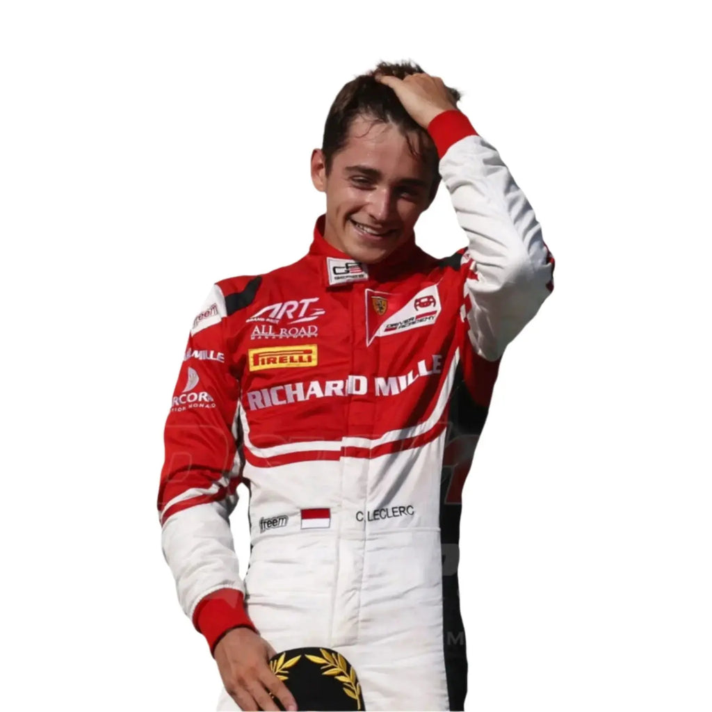 2016 Charles Leclerc Ferrari F1 Race Suit - Speedxcrafts