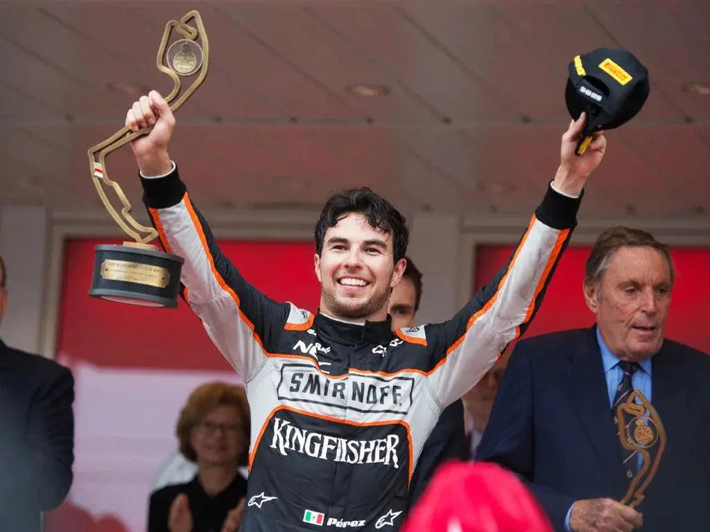 2016 Sergio Perez Race Suit | Sahara Force India F1 Team - Official Merchandise - Speedxcrafts