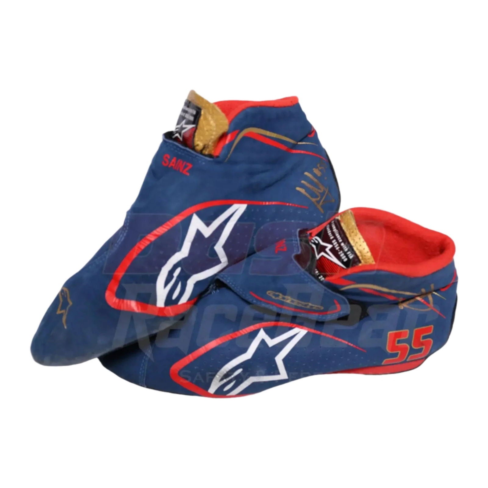 2016 Carlos Sainz Malaysian GP F1 Race boots - Speedxcrafts
