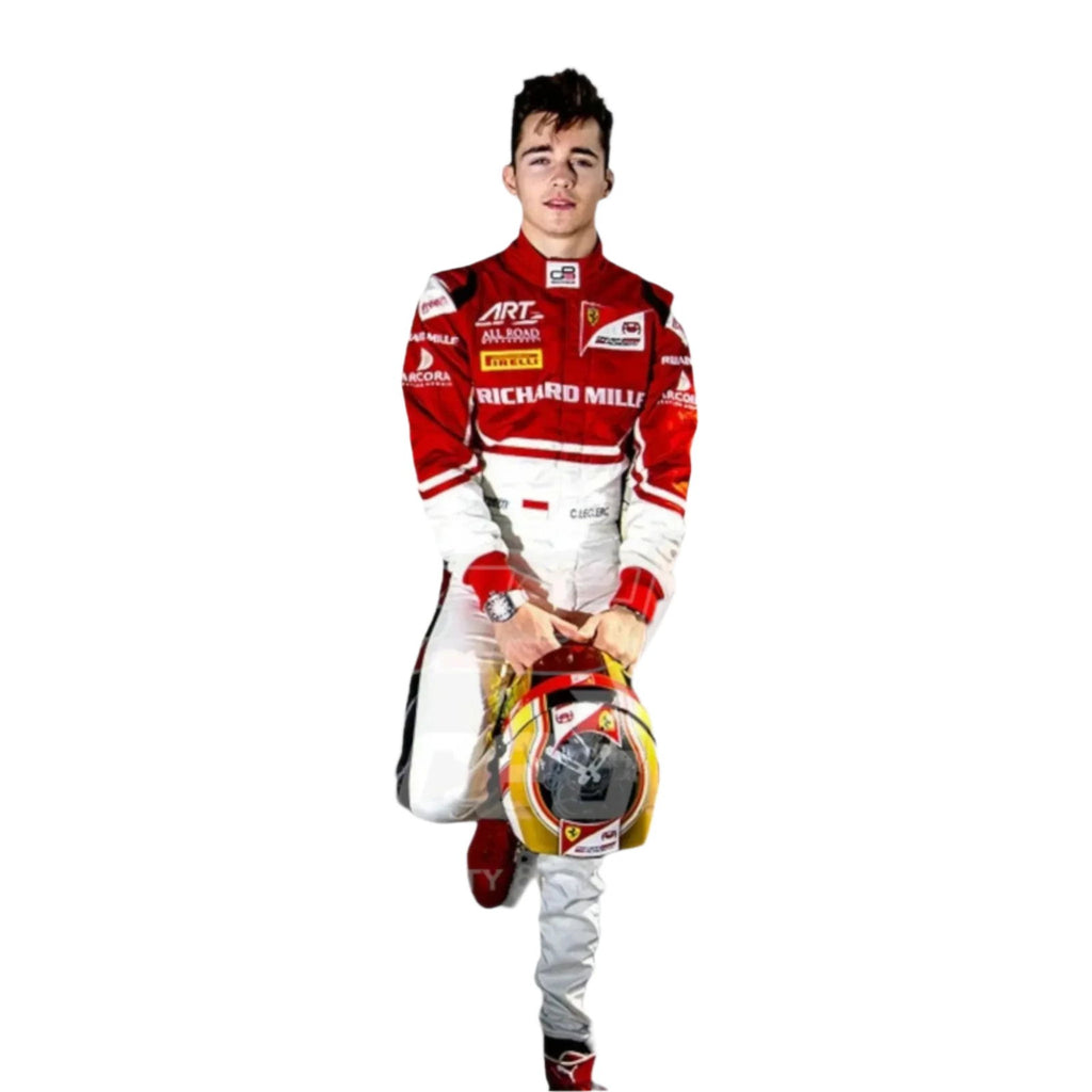 2016 Charles Leclerc Ferrari F1 Race Suit - Speedxcrafts