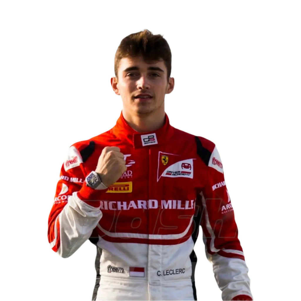2016 Charles Leclerc Ferrari F1 Race Suit - Speedxcrafts