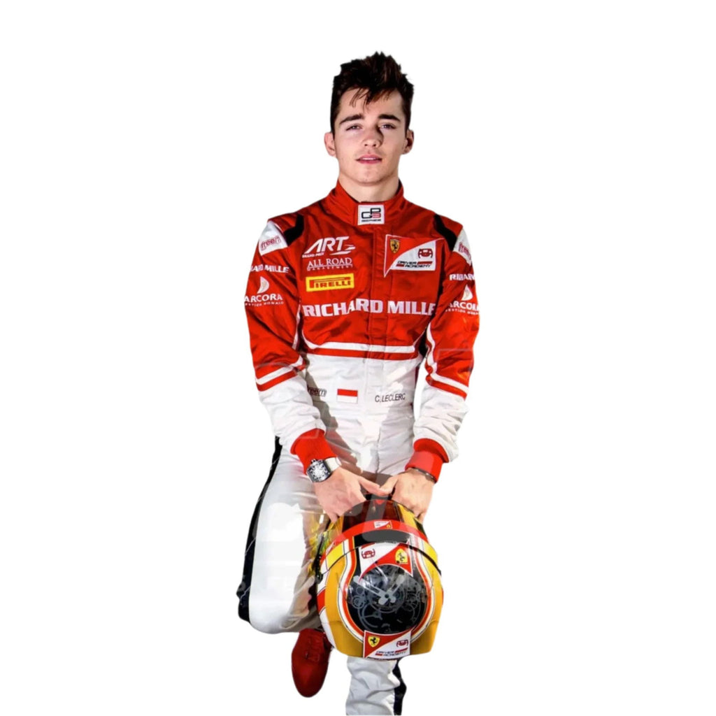 2016 Charles Leclerc Ferrari F1 Race Suit - Speedxcrafts