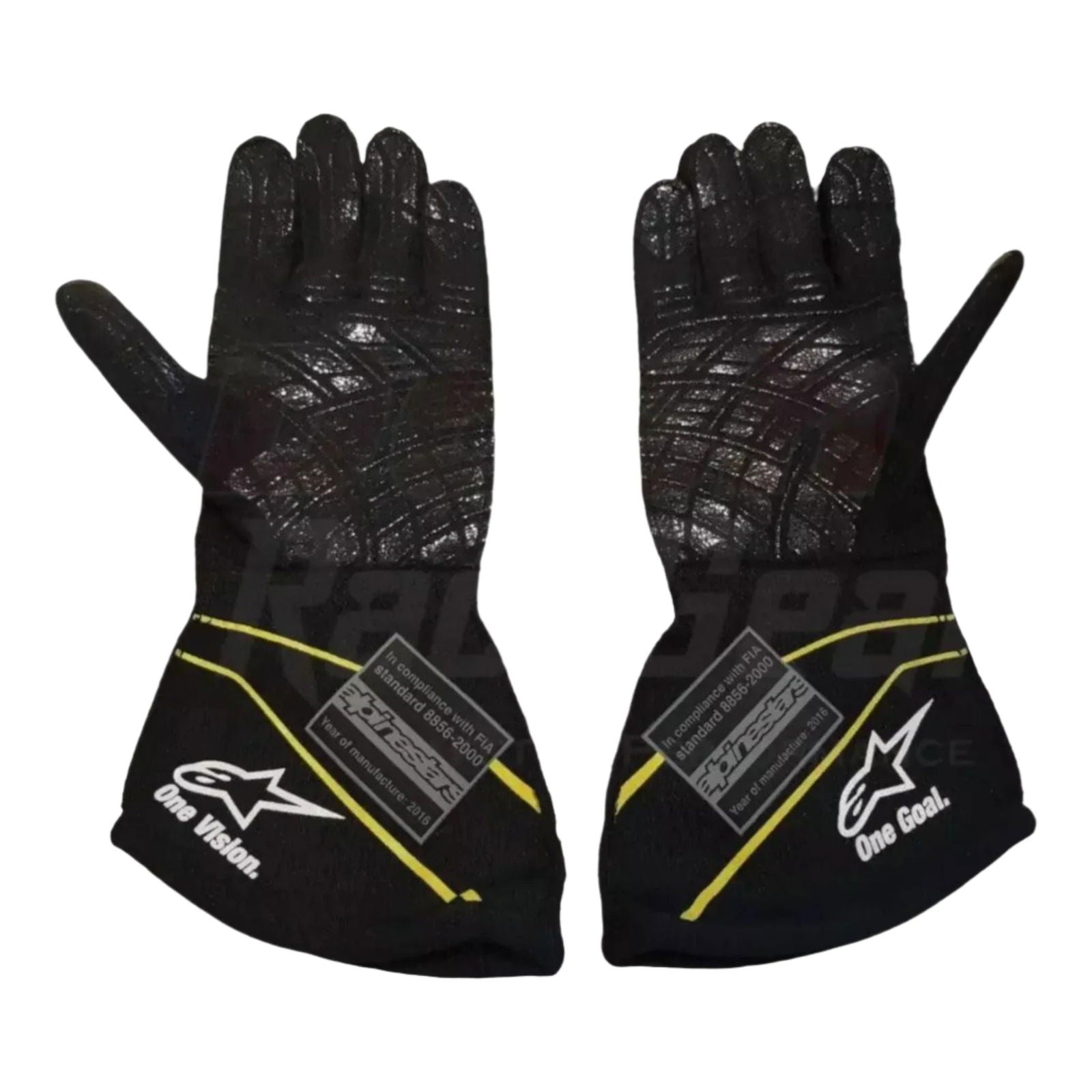 2016 Esteban Ocon Alpinestars F1 Race Gloves - Speedxcrafts