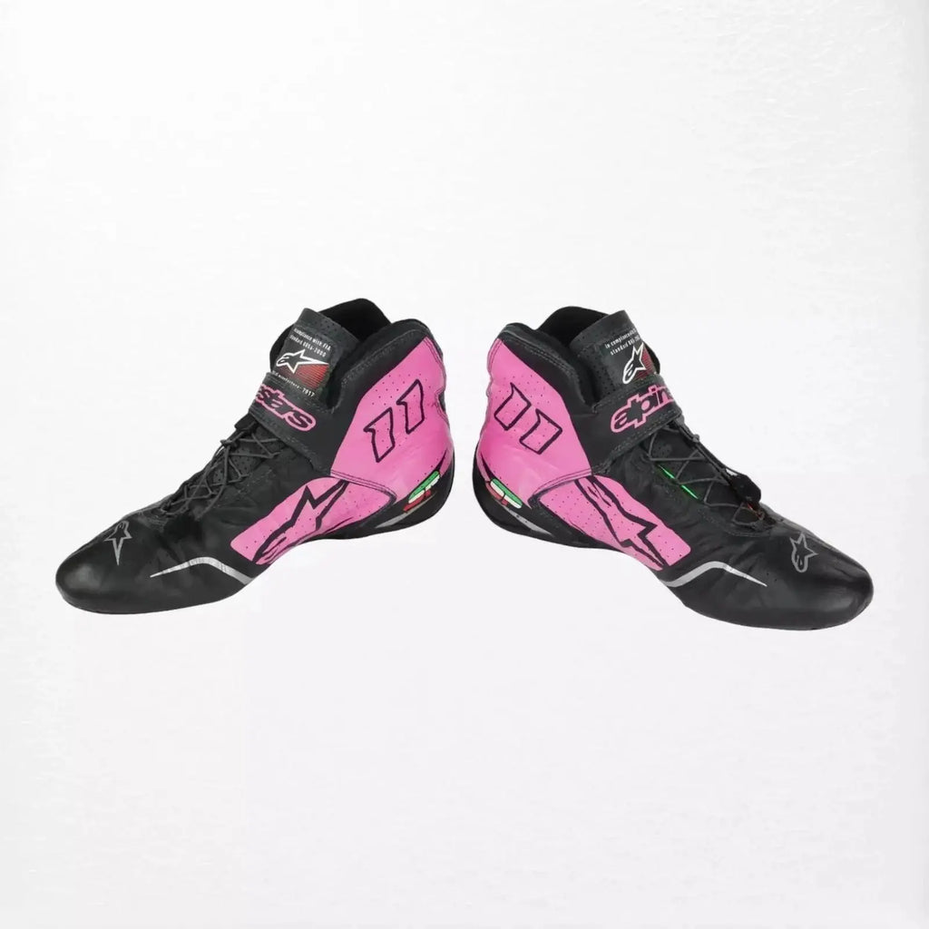 2017 Sergio Perez Alpinestars F1 Race Boots - Speedxcrafts