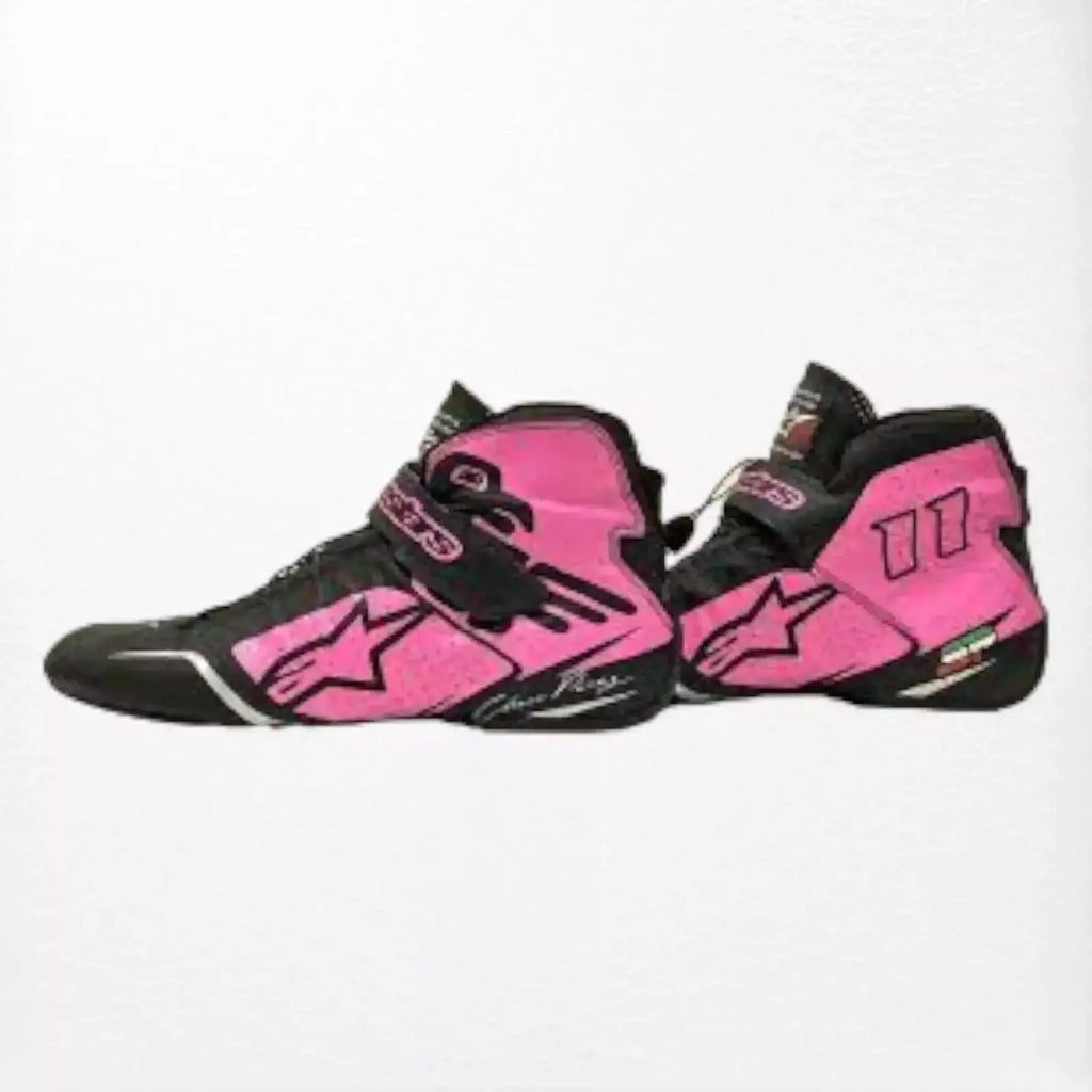 2017 Sergio Perez Alpinestars F1 Race Boots - Speedxcrafts