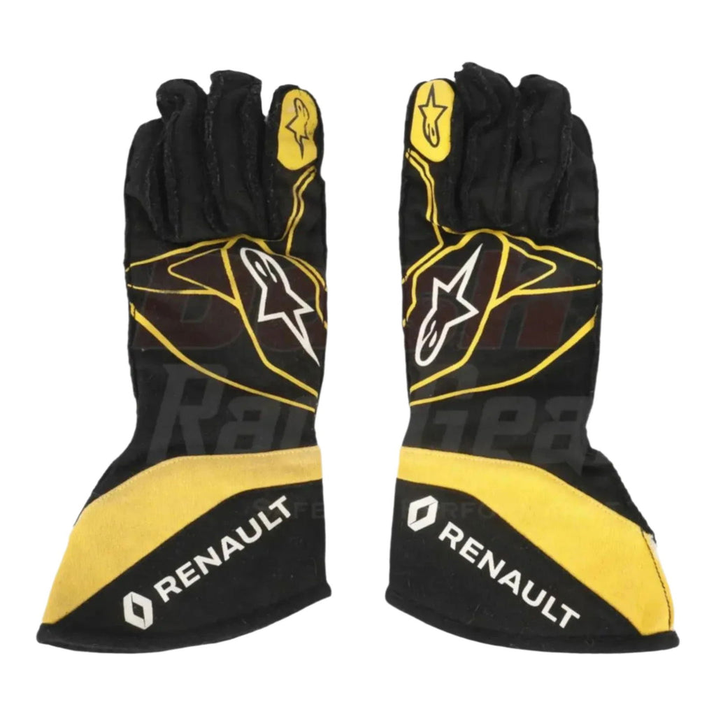 2017 Carlos Sainz Renault F1 Race Gloves - Speedxcrafts