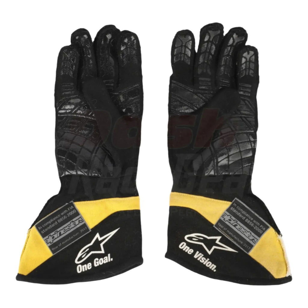2017 Carlos Sainz Renault F1 Race Gloves - Speedxcrafts