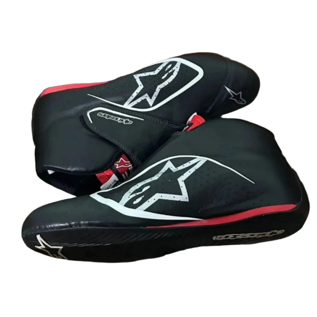 2017 Carlos Sainz Renault F1 Racing Boots - Official Team Gear - Speedxcrafts