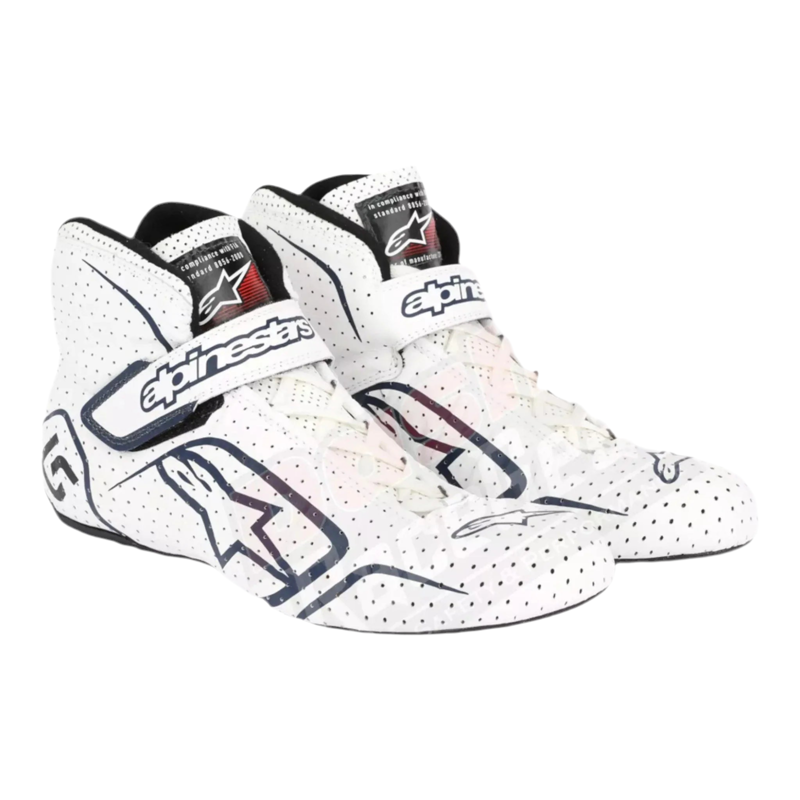 2017 Lance Stroll Walliams Racing F1 Race Boots - Speedxcrafts