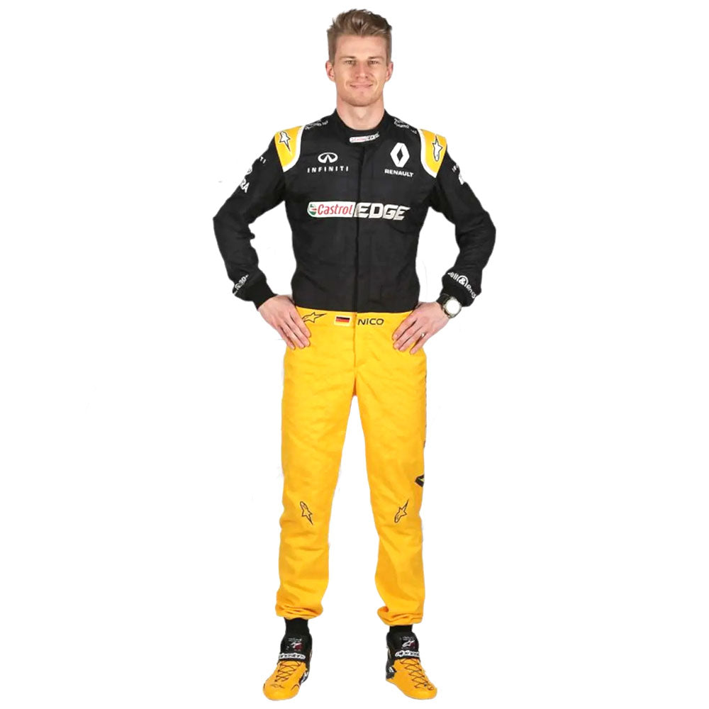 2017 Nico Hulkenberg Renault F1 Race Suit - Speedxcrafts