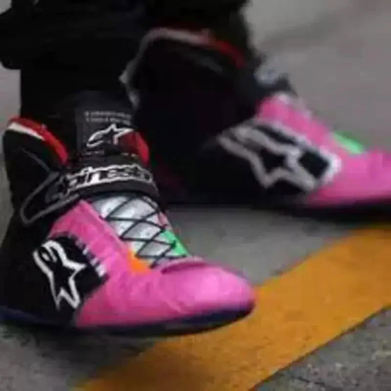 2017 Sergio Perez Alpinestars F1 Race Boots - Speedxcrafts