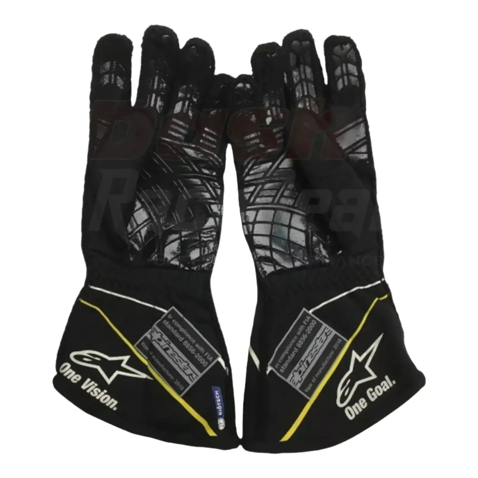 2018 Carlos Sainz Renault F1 Team Race Gloves - Speedxcrafts