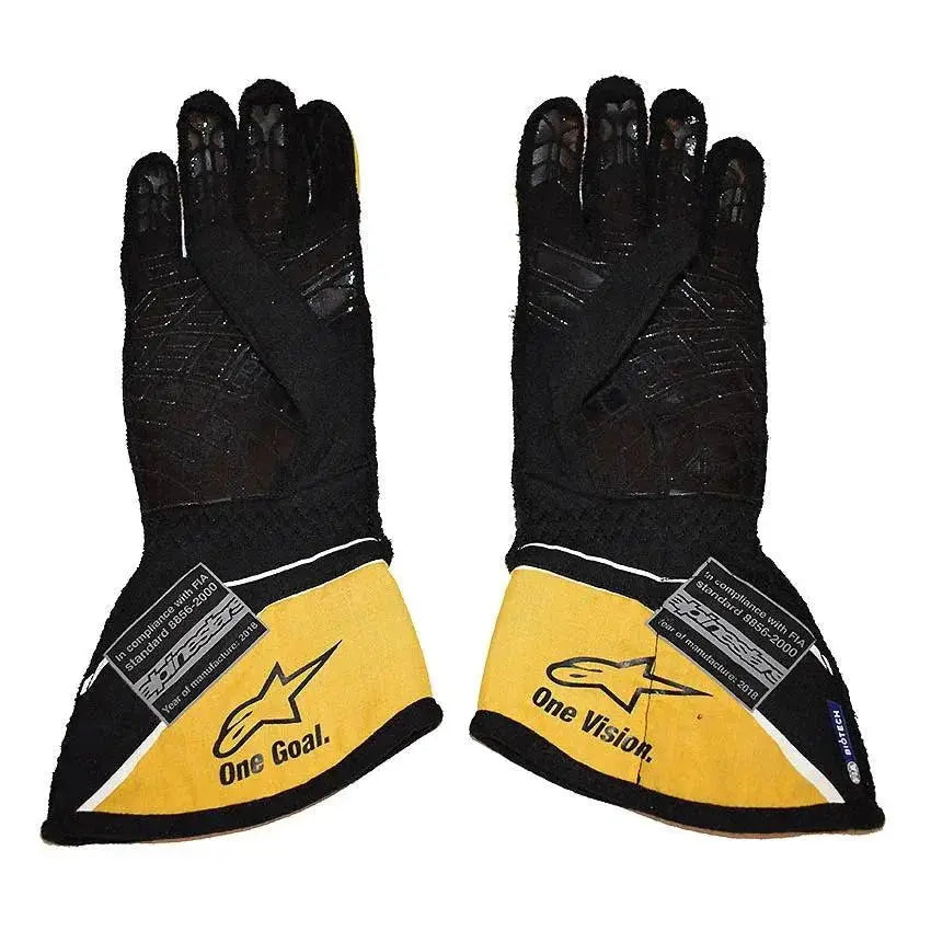 2018 Nico Hulkenberg Renault Formula 1 Race Gloves - Speedxcrafts